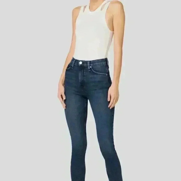 Hudson Harlow Ultra High Rise Cigarette Ankles Jeans Women’s Sz 25‎ NWT - Picture 1 of 12